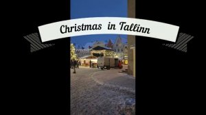 Merry Christmas and Happy New Year from Christmas Village in Tallinn