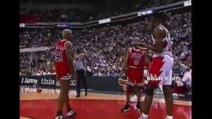 Dennis Rodman vs Dikembe Mutombo HEATED Moments Comp (1997)