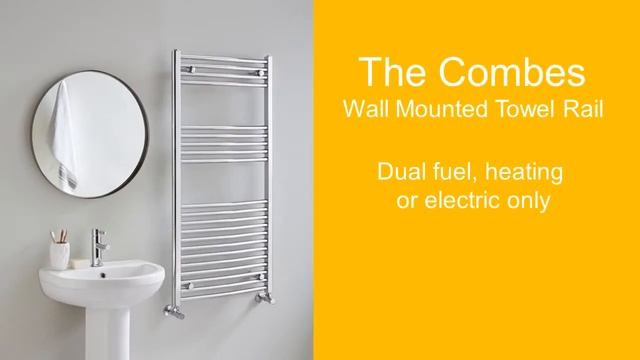 A ladder rail with curved bars for a contemporary bathroom the Combes from Vogue UK смотреть онлайн