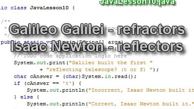 Java Lesson 10: Exceptions
