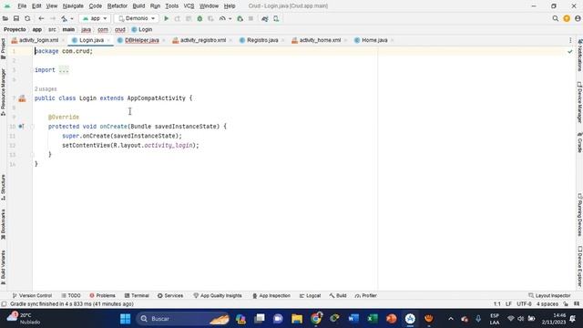 CRUD - Login Android - SQLite - 1/2 смотреть онлайн