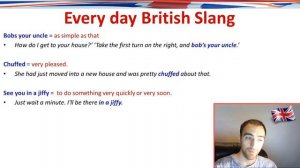 Everyday British slang!