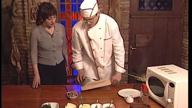 Телятина с шампиньонами на кеци - ГРУЗИНСКАЯ КУХНЯ. Veal with champignons on ketsi. смотреть онлайн