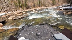 Река Пезо на АЭРОЛОДКЕ SIBEX | 2 ЧАСТЬ | Рыбалка и спуск по порогам