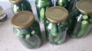 Этоим рецептом ,поделилась,бабушка на остановке. .Консервация огурцов .