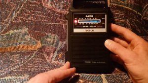 Tecsun R206. Подсветка. Вечерний приём СВ в помещении + греческий пират. и свободные операторы