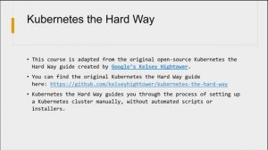 Introduction | Kubernetes Architecture | Kubernetes The Hard Way | Kubernetes In Depth | Lecture -