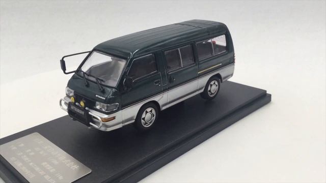MC model 1:43 Mitsubishi Delica (green/silver) diecast car model (titmc005green) available now смотреть онлайн
