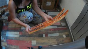 DIY ЧТО ДЕЛАТЬ СО СТАРЫМИ ЛЫЖАМИ?ЛУК ИЗ СТАРЫХ ЛЫЖ!