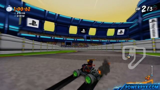 Crash Team Racing Nitro Fueled - Retro Stadium - Oxide & Tropy Time Trial смотреть онлайн