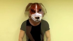 Маска Собаки своими руками