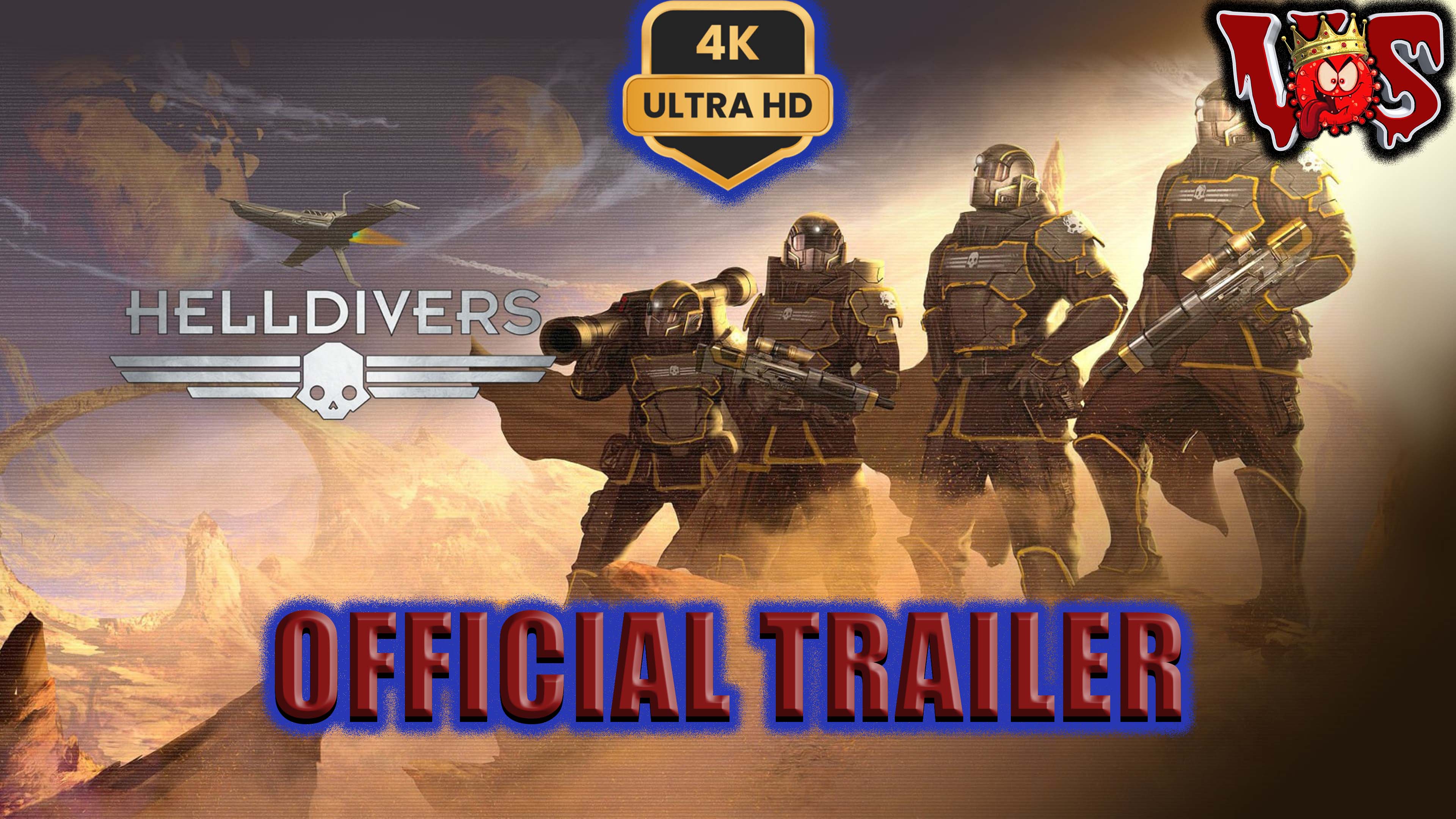 Helldivers 2 ➤ Официальный трейлер 💥 4K-UHD 💥