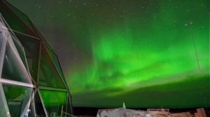 Видео Северное Сияние  сделаные из фото снято 3 октября  в Aurora Village Murmansk