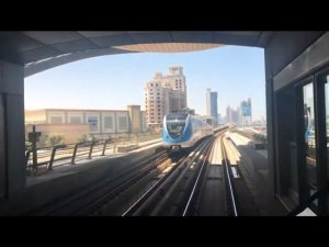Метро. Что видит машинист? Метро в Дубае.