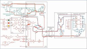 Двухпроводная схема управления стрелкой