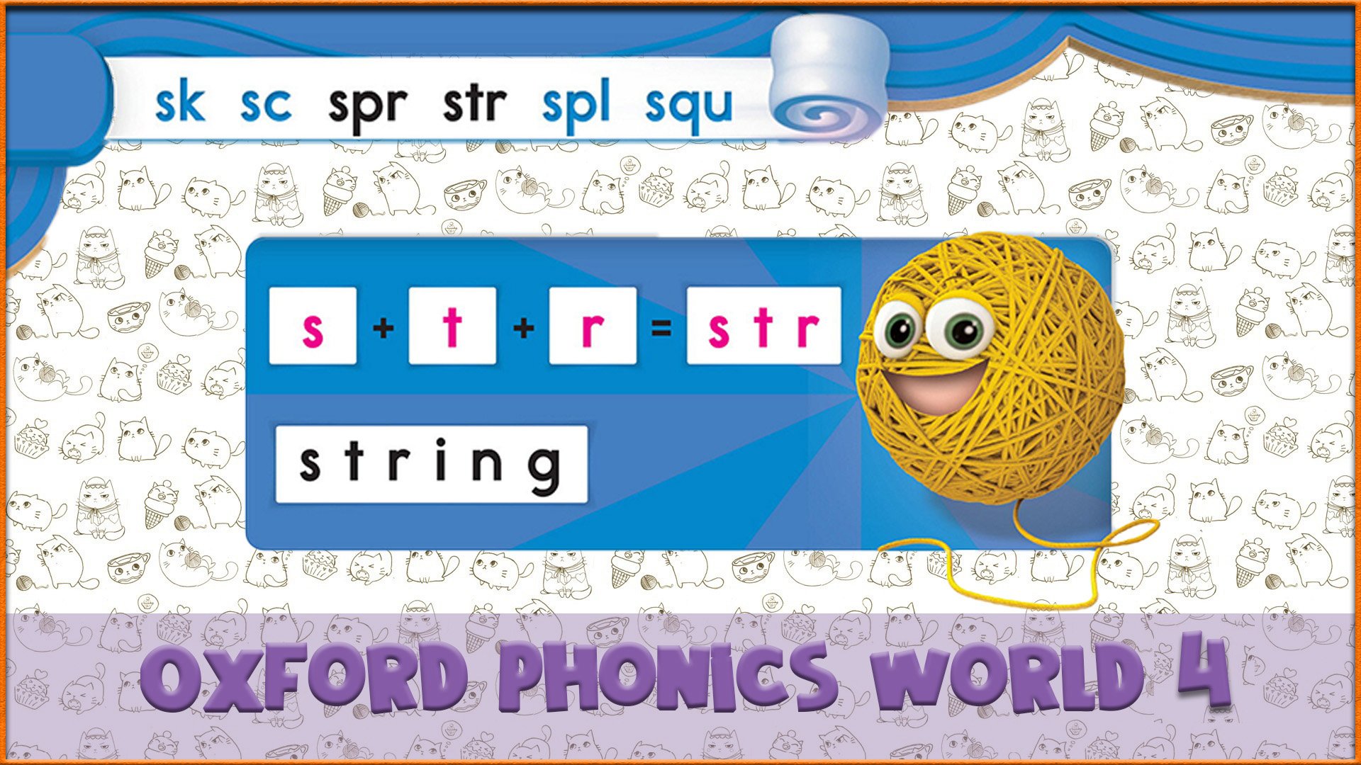 | str | Oxford Phonics World 4 - Consonant Blends. #45