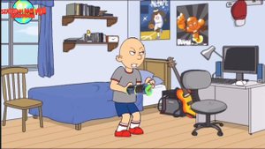 Classic Caillou Rages At Bop It Tetris And Becomes a teeth kid and gets grounded