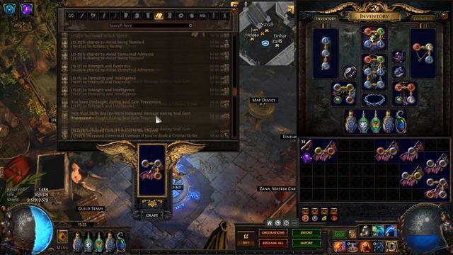 72 DENSE FOSSILS vs. Fingerless Silk gloves! 🔥 (Path of Exile Fossil Crafting)
