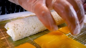 ПРИГОТОВИЛИ РОЛЛ ПО РЕЦЕПТУ ПОДПИСЧИКА С АНАНАСОМ И КУРИЦЕЙ!!! ДОМАШНИЙ РЕЦЕПТ СУШИ И РОЛЛОВ!!!