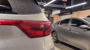 Установили омыватель камеры заднего вида на Kia Sportage 2017 г.в