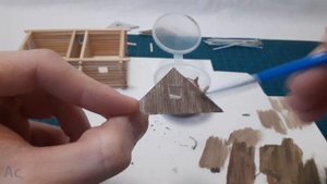 Дом для диорамы| Изба |Деревянное строение для диорамы| Дом своими руками