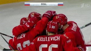 Первый канал покажет предпоследний матч сборной России на групповой стадии чемпионата мира по хоккею