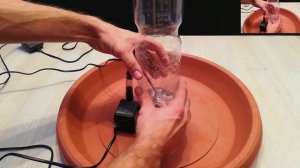Фонтан из пластиковой бутылки как сделать