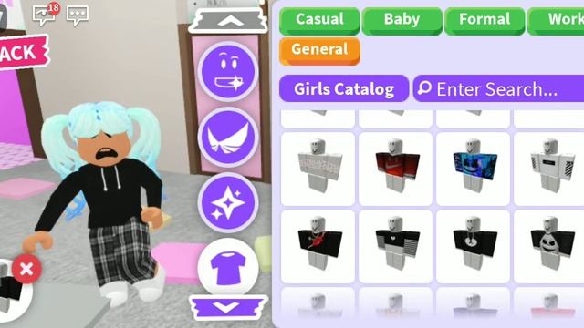 Наряжаюсь в Салли фейс))//Adopt me Roblox//{Kakao Roblox} смотреть онлайн