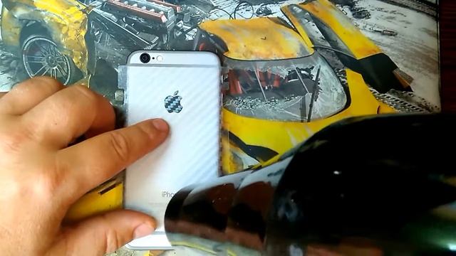 Клеим защитную пленку на IPhone 6. Айфон. смотреть онлайн