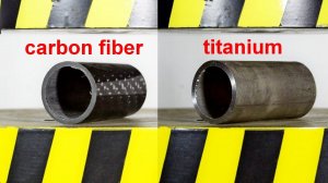 HYDRAULIC PRESS VS PIPES FROM DIFFERENT MATERIALS