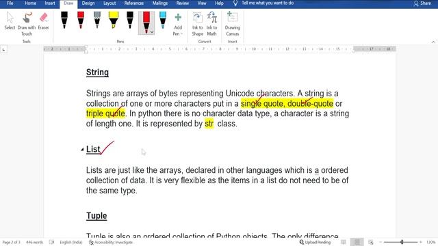 Python Tutorial Telugu | Lecture 2 | Python Datatypes in Telugu || Tech Mitrama