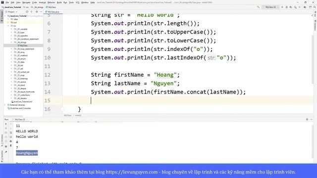 Bài 41: Hướng dẫn sử dụng String trong Java смотреть онлайн