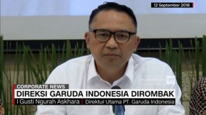 Direksi Garuda Indonesia Dirombak