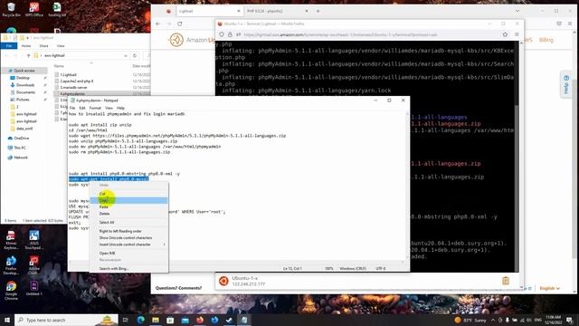4  Aws Lightsail Ubuntu 20 Instal Phpmyadmin And Fix Login