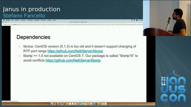 Stefano Fancello - Janus in production