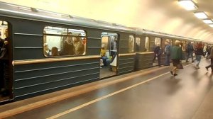 Московское метро. "Номерной" на станции "Рижская"  2017