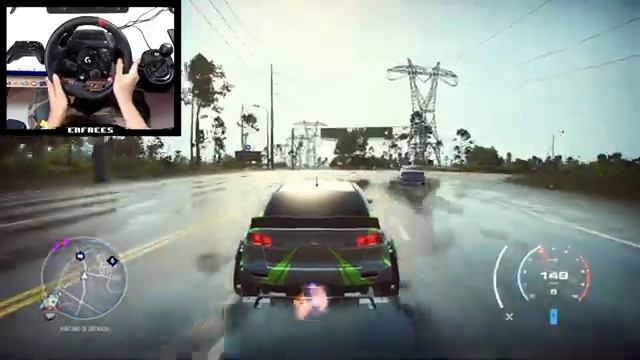 Mitsubishi Lancer Evo - NFS Heat / Logitech G923 Gameplay