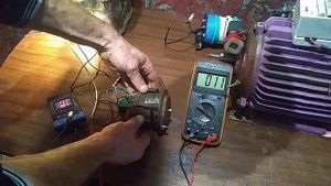 влияние магнитов (щёточный двигатель)