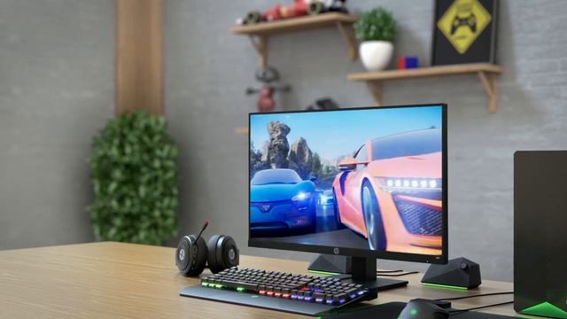 HP 27 inch QHD Gaming with Tilt Height Adjustment with AMD FreeSync Premium Technology смотреть онлайн