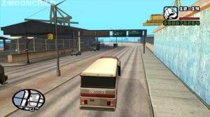 GTA San Andreas - How to get (and save) the Bus at the very beginning of the game