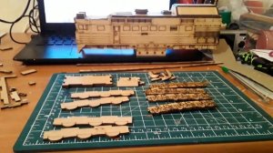 Супер сборка тепловоза 2ТЭ116-049 из дерева.