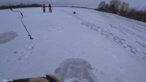 Зимняя Рыбалка на Оке в подъем воды 2023! Рыбалка в январе.