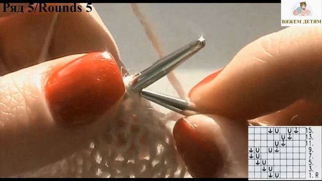 Как связать берет спицами/How to knit a beret