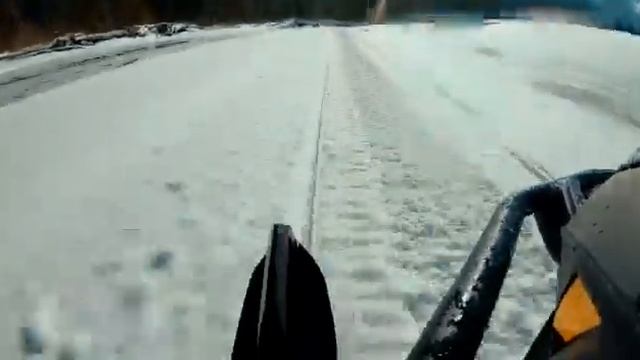 Водометчики глиссируют на снегоходах! смотреть онлайн