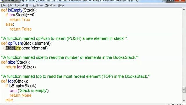 Python #105 Stack Implementation using Python смотреть онлайн