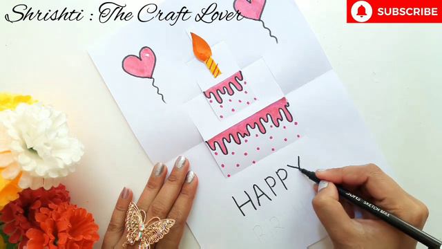 DIY : 3D Birthday Card • POP-UP Birthday Card • Birthday special card • Easy Beautiful Birthday Car смотреть онлайн