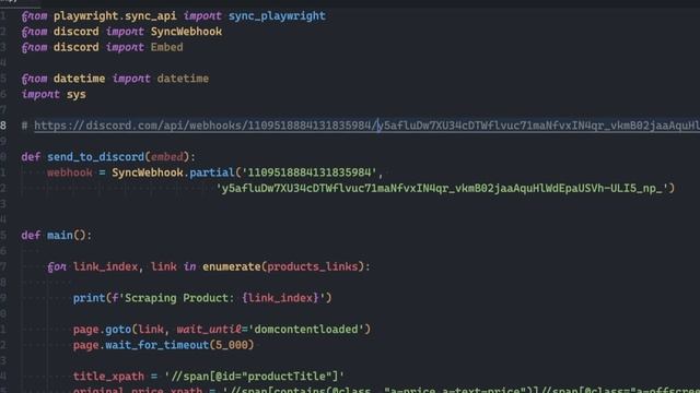 Scrape Products from Amazon and send them to Discord using Python - part 2