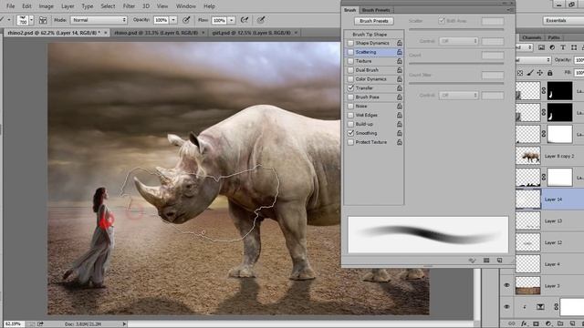 Photoshop Manipulation Tutorial | Seamless photo Effects смотреть онлайн