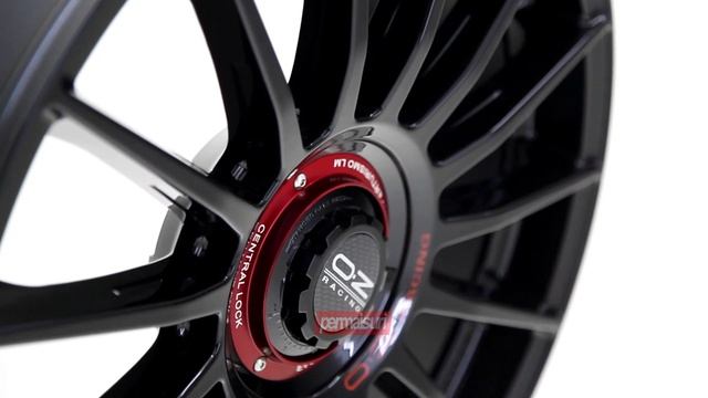 OZ Racing Superturismo Evoluzione  Gloss Black Red Lettering