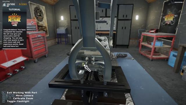 Такой себе механик (часть 1) Motorcycle Mechanic Simulator 2021 Prologue